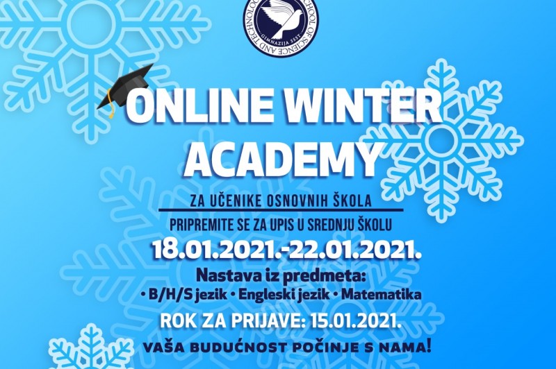ONLINE WINTER ACADEMY 2021: How to apply