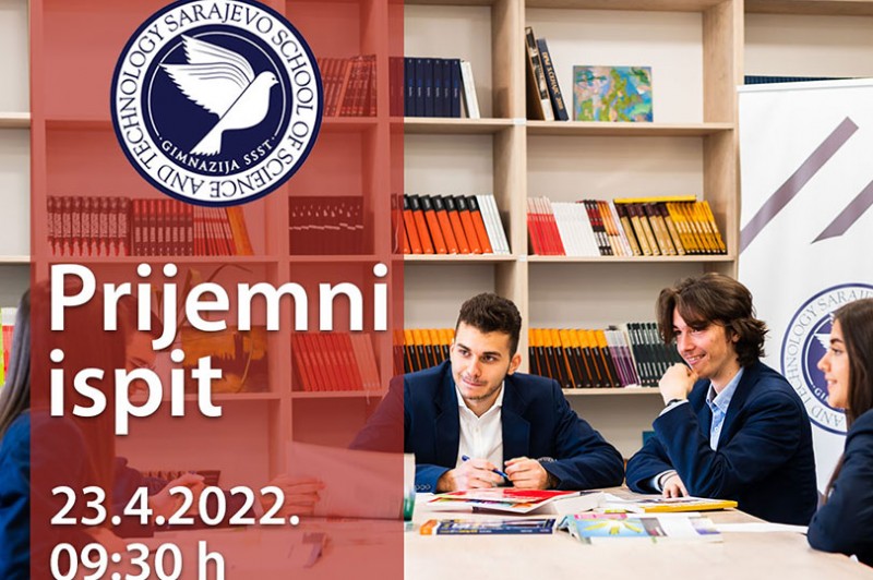 Applications for the entrance exam for enrollment in the SSST Gymnasium are in progress