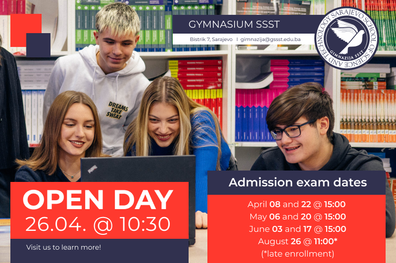 Open day 26.04.2025 @ 10:30